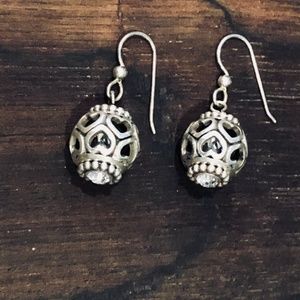 Pandora sterling silver earrings